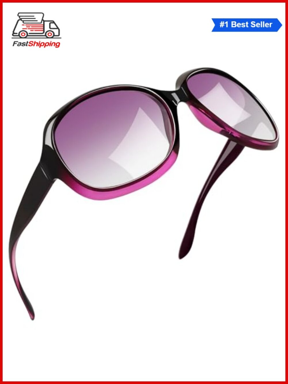 ✨ Joopin Oversized Polarized Sunglasses Big Square UV400 Butterfly Shades